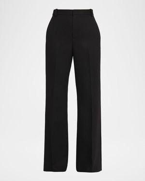 Vince Mid-Rise Flare Pants - Black