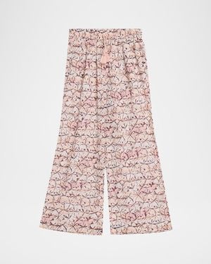 Ulla Johnson Azra Coverup Pants - Pink