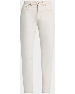 Versace Slim-Straight Ankle Jeans - White
