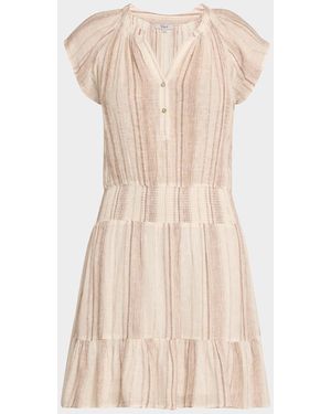 Rails Augustine Striped Mini Dress - Natural