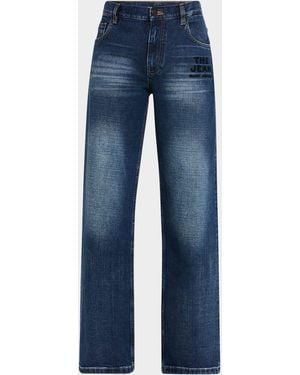 Marc Jacobs The Jean Straight-Leg Pants - Blue