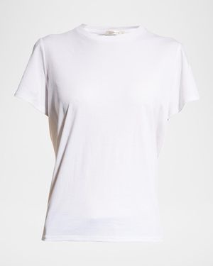 The Row Wesler Short-Sleeve Top - White