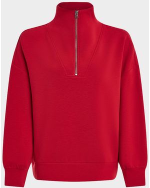 Varley Hawley Half-Zip Sweatshirt - Red