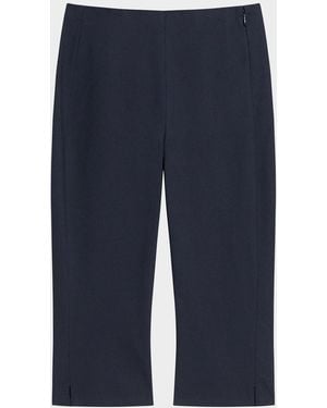 Theory Slim Capri Pants - Blue