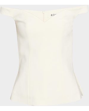 Rohe Off-Shoulder Top - Natural