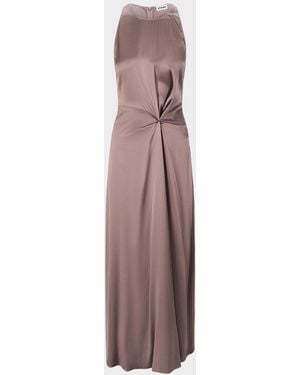 STAUD Jaelyn Silk Maxi Dress - Purple