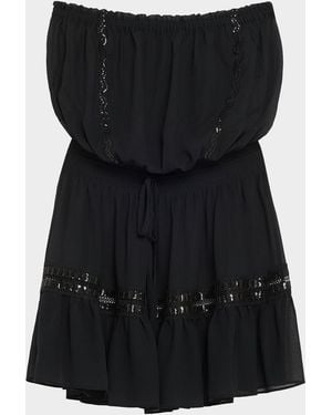 Ramy Brook Natallia Strapless Sun Dress Coverup - Black