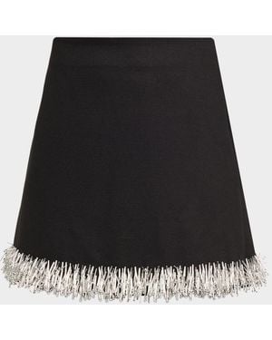 Jonathan Simkhai Dua Beaded Mini Skirt - Black