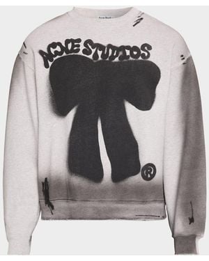 Acne Studios Apos;S Fransiska Cotton Sweatshirt - Gray