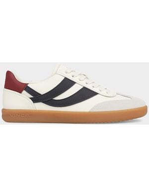 Vince Oasis Leather Low-Top Sneakers - Blue