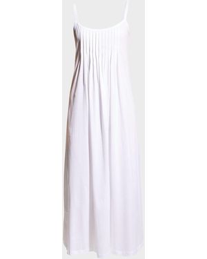 Hanro Juliet Pleated Gown - White