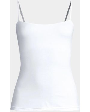 Cosabella Talco Scoop-Neck Jersey Camisole - White