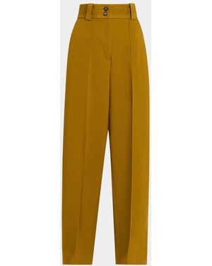Zimmermann Valiant Wide-Leg Pants - Yellow