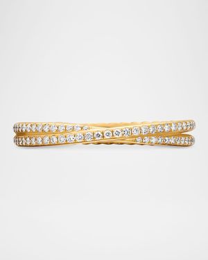 David Yurman 3.14Mm Dy Crossover Band Ring - Natural