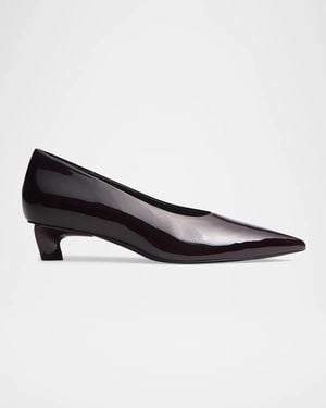 Rag & Bone 40Mm Paloma Leather Pumps - Black