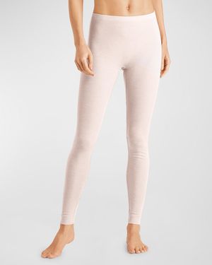 Hanro Silk & Cashmere Leggings - Pink