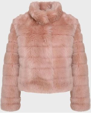 Gorski Reversible Merinillo Lamb Shearling Jacket - Pink