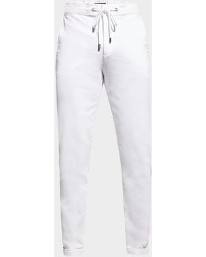 PAIGE Apos;S Fraser Stretch Twill Cuffed Pants - White