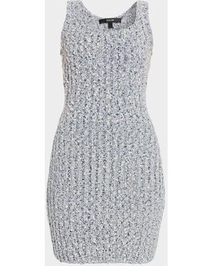 Toccin Haven Sculpted Tank Mini Dress - Gray