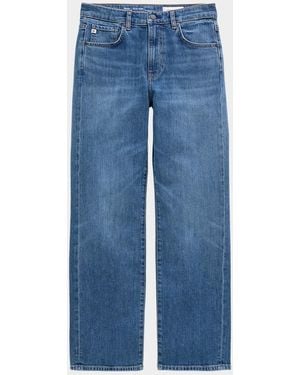 AG Jeans Brinley Straight-Leg Jeans - Blue
