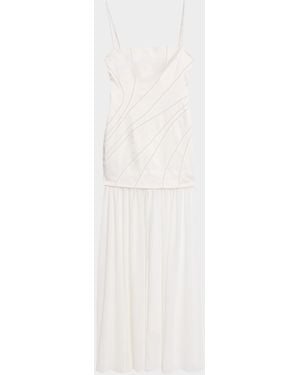 Significant Other Gaia Beaded Maxi Dress - White