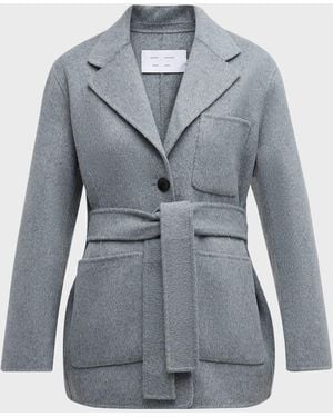 Proenza Schouler Amalia Wool Blazer - Blue