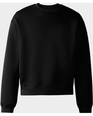 Mackage Apos;S Julian Jersey Crewneck Sweater - Black