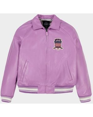 Avirex Apos;S Fashion Icon Bomber Jacket - Purple