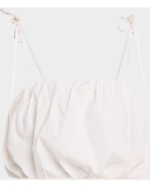 Solid & Striped The Ivy Bubble Top - Natural