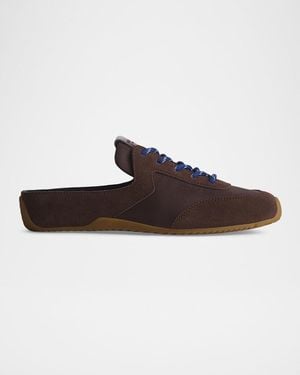 Rag & Bone Ultra Slim Retro Runner Mules - Brown