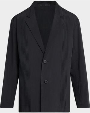 IM MEN Apos;S Air Pleats Jacket - Blue