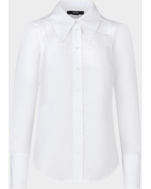 Smythe Box Pleat Shirt - White