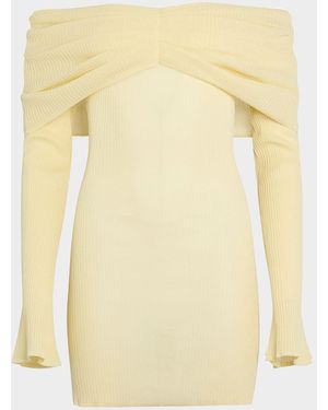 SER.O.YA Xen Knit Mini Dress - Yellow