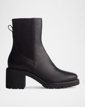Rag & Bone 65Mm Corey Leather Chelsea Boots - Black