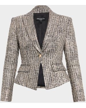 Generation Love Mara Tweed Blazer - Gray