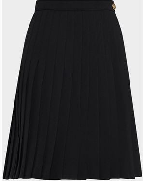 Burberry Eleonora Pleated Skirt - Black