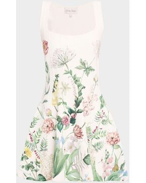 Cara Cara Velma Floral Mini Dress - White