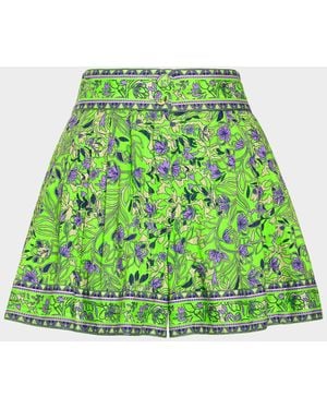 Ramy Brook Floral Quinn Shorts - Green