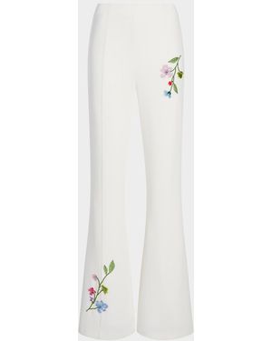 Cinq À Sept Kailyn Floral Vine Pants - White