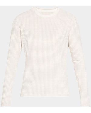 Rag & Bone Apos;S Harvey Textured Knit Crewneck Top - Natural