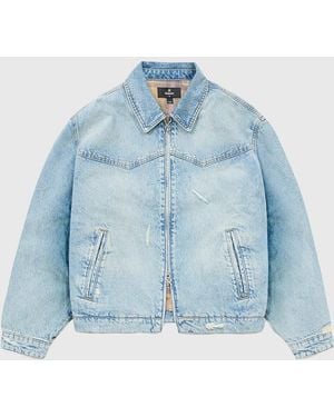 Represent X Guns N & Apos; Roses & Apos;S Denim Jacket - Blue