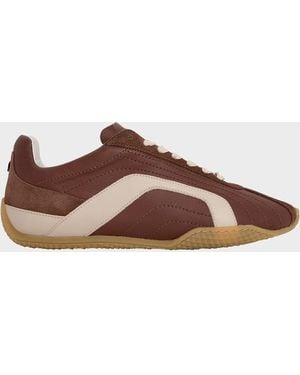 Pierre Hardy Jump Mixed Leather Sneakers - Brown