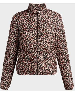 Moncler Florlans Packable Down Jacket - Brown