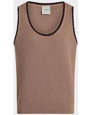 Varley Higson Knit Tank Top - Brown
