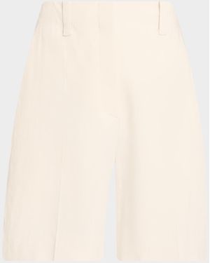 A.L.C. Louis Linen-Blend Shorts - Natural