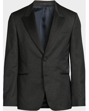 Paul Smith Apos;S Metallic Woven Dinner Jacket - Black