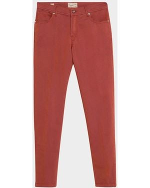 Marco Pescarolo New Solaro 5-Pocket Pants - Red