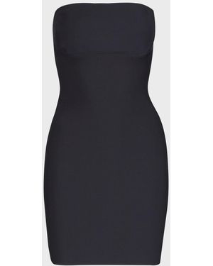 Commando Two-faced Tech Strapless Control Shapewear Slip - Black