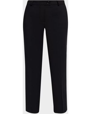 Maison Common Cropped Slim-Leg Pants - Blue
