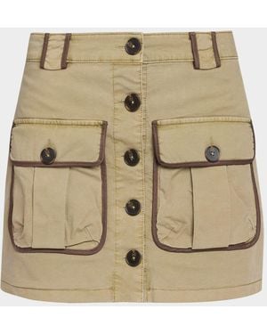 Ramy Brook Kylie Cargo Mini Skirt - Natural